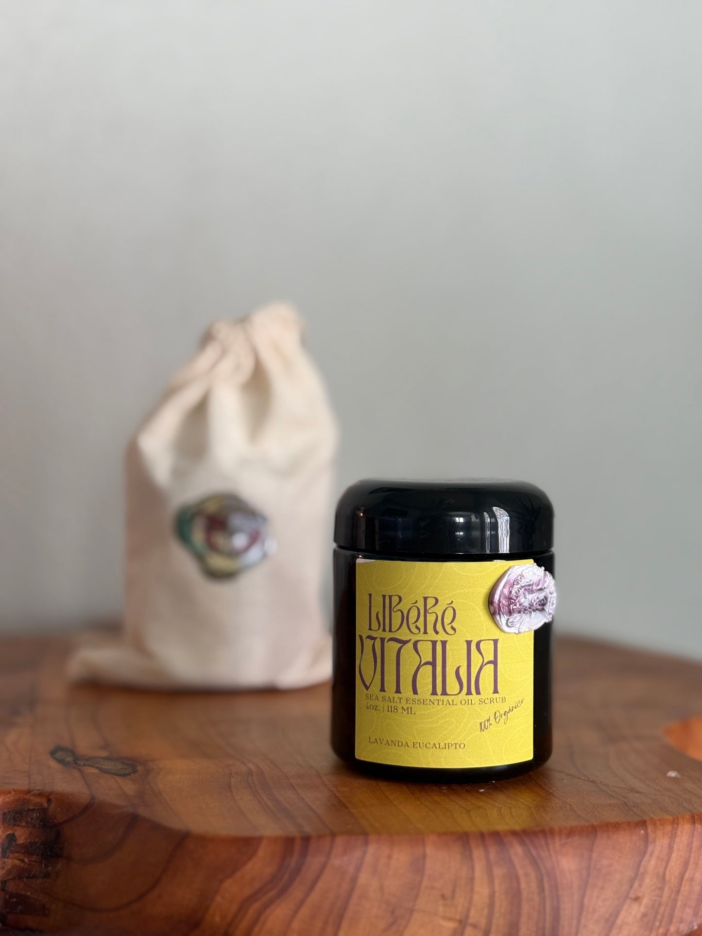 Vitalia Lavender Eucalyptus Essential Oil Scrub