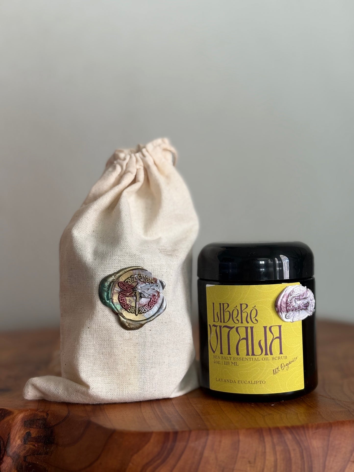 Vitalia Lavender Eucalyptus Essential Oil Scrub