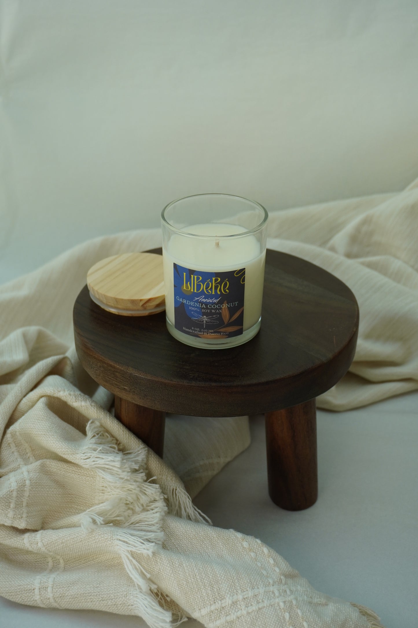 Anointed Candle 8oz Gardenia Coconut