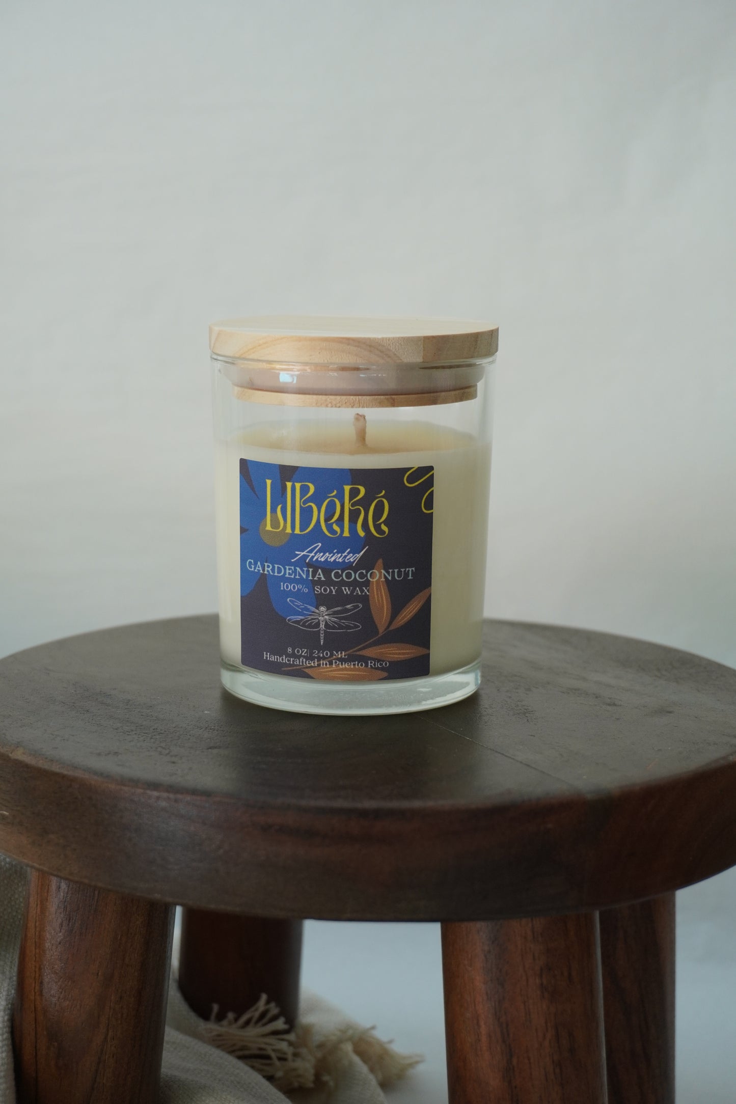 Anointed Candle 8oz Gardenia Coconut