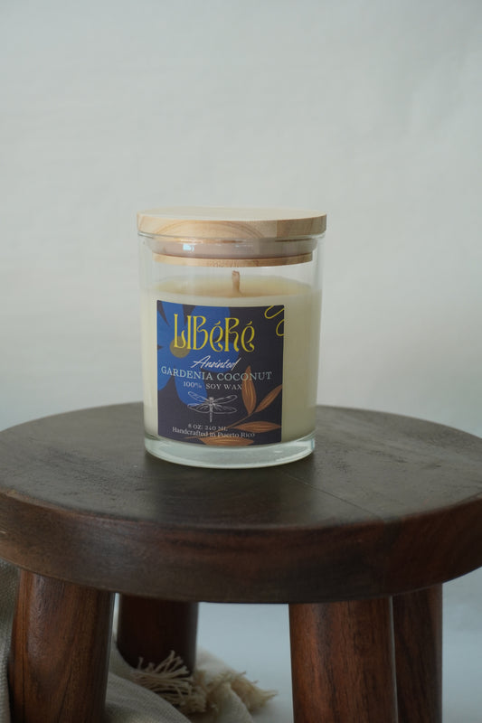 Anointed Candle 8oz Gardenia Coconut