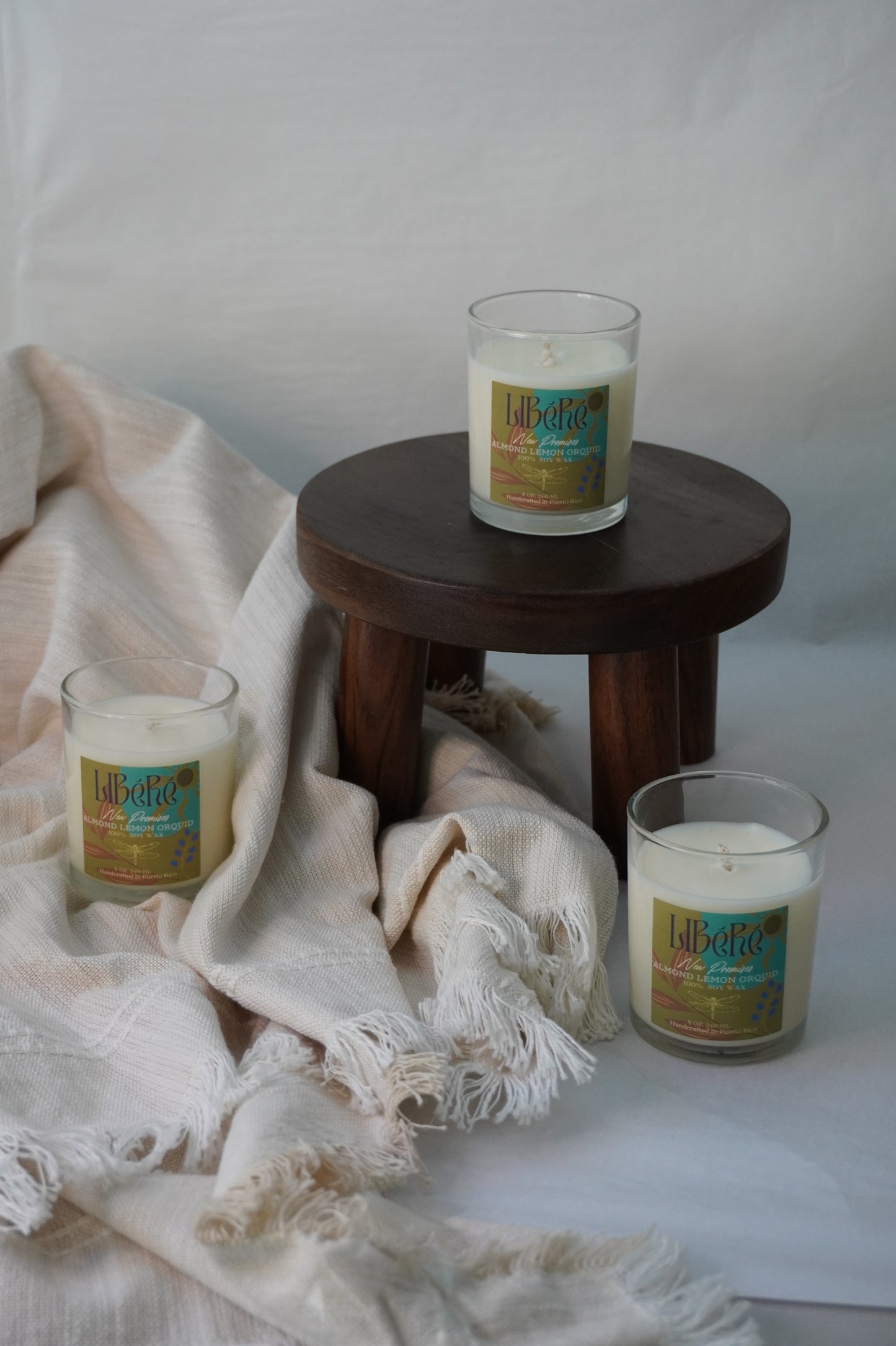 New Promises Candle 8oz Almond Lemon Orchid