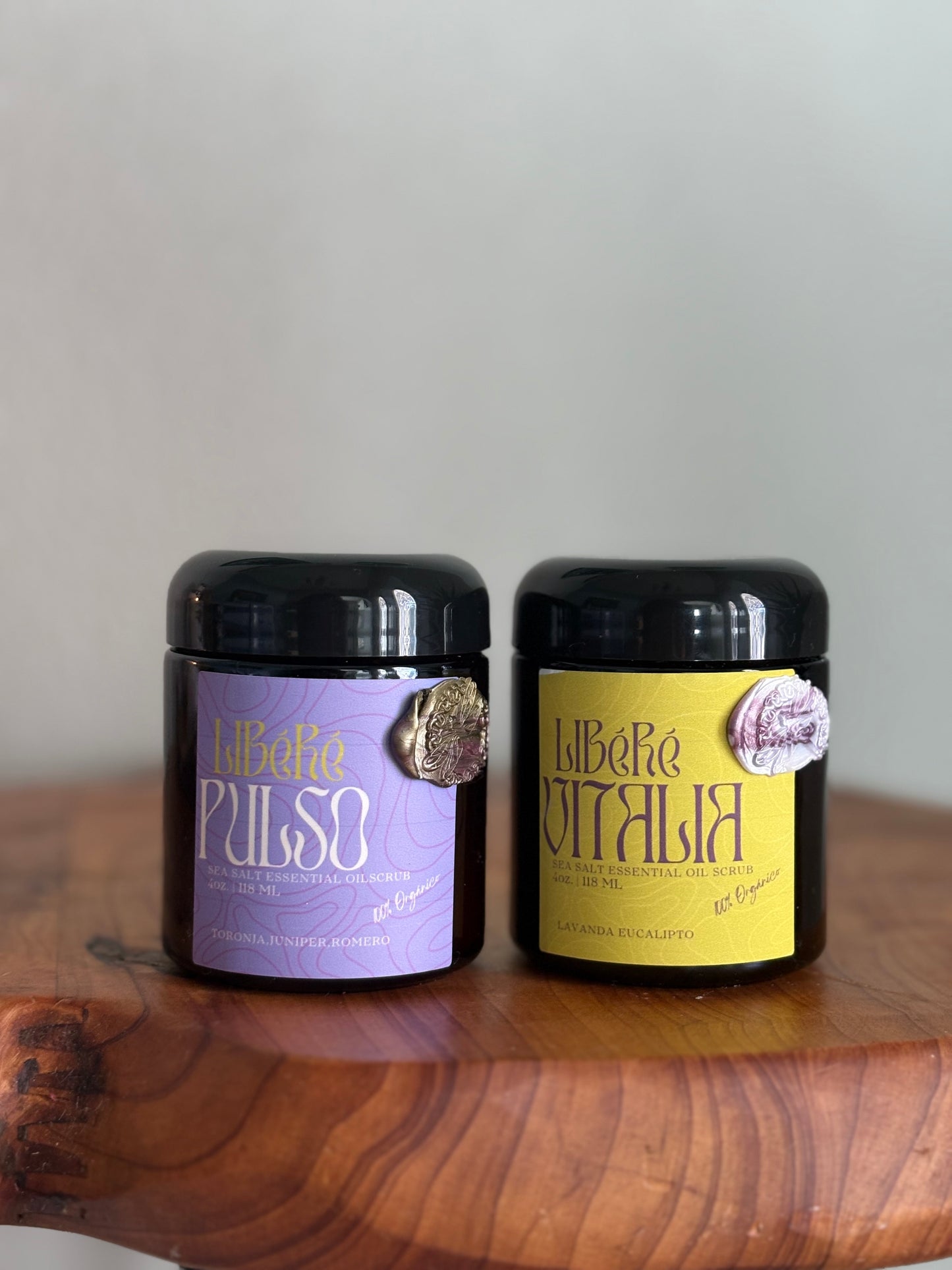 Vitalia Lavender Eucalyptus Essential Oil Scrub