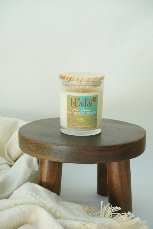 New Promises Candle 8oz Almond Lemon Orchid